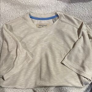 Tommy Bahama Cream Short Sleeve Tee